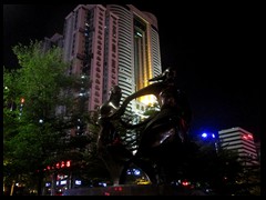 Luohu district by night - Shennan East Road with Shenfang Plaza